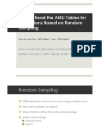 How to-read the ANSI Tables for Single Sampling