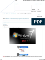 Windows 7 Ultimate SP1 Super Ligero ISO Español (UDL)