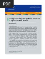 Feldman (2009) - El impacto del gasto público social en la equidad distributiva