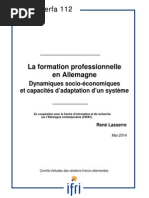 La formation professionnelle en Allemagne