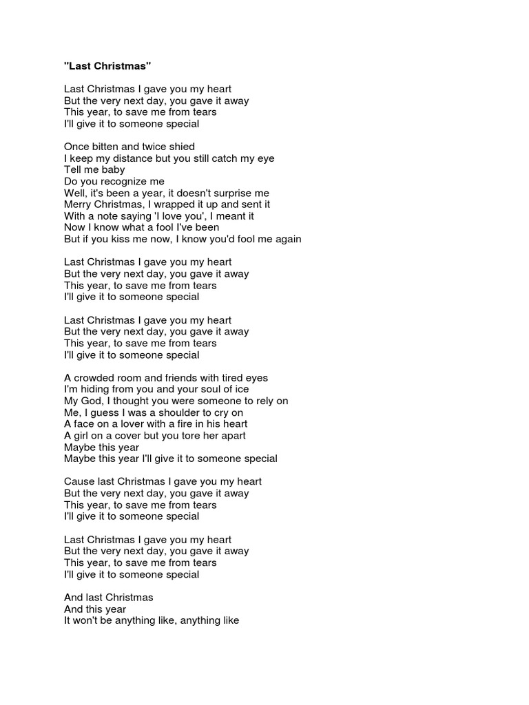 last christmas | pdf