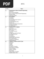 Syllabus:: Sr. No. Topics Fundamentals of Object-Oriented Programming