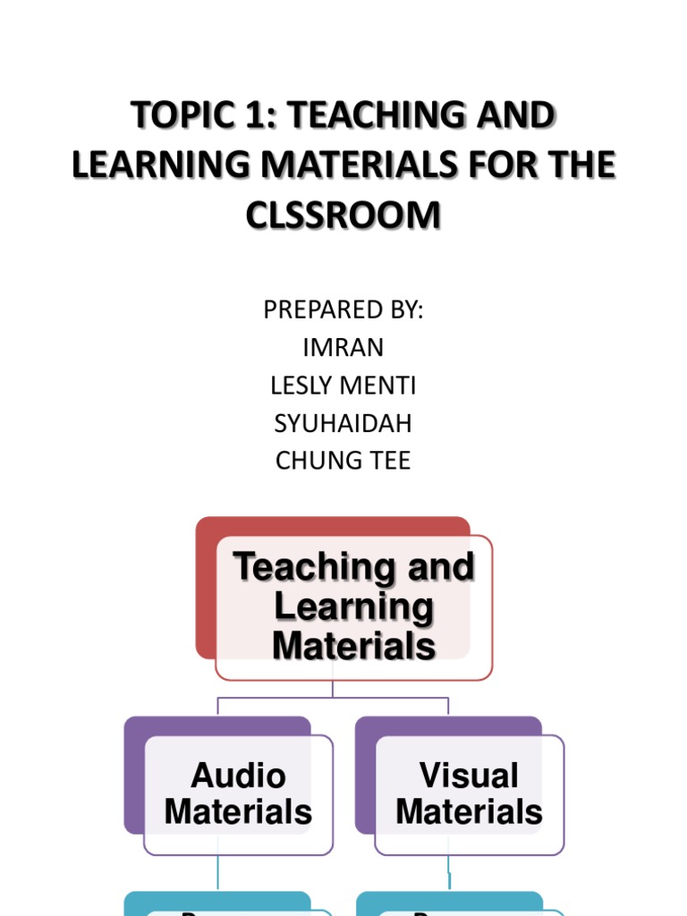 Teaching Materials: Audio & Visual Guide | PDF