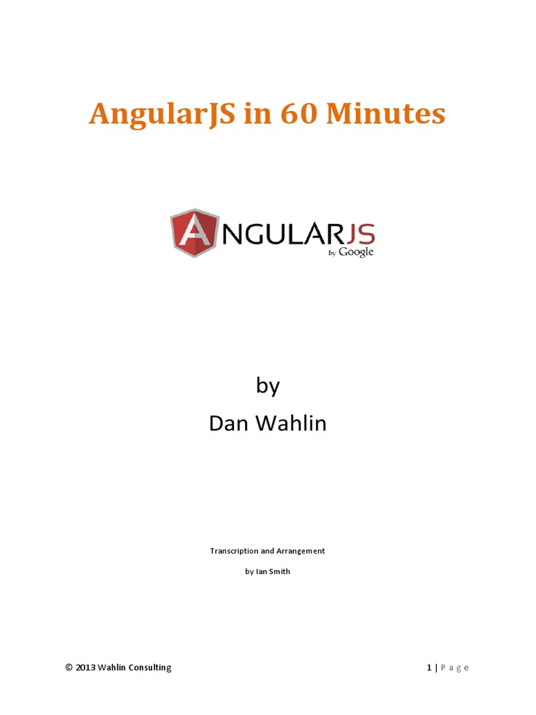 AngularJS Fundamentals by Dan Wahlin | PDF