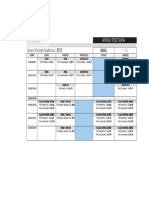 Horarios Primer Año B - ARQ - ANUAL 2012