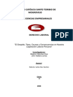 3965399 El Despido y Sus Consecuencias Legales en El Peru