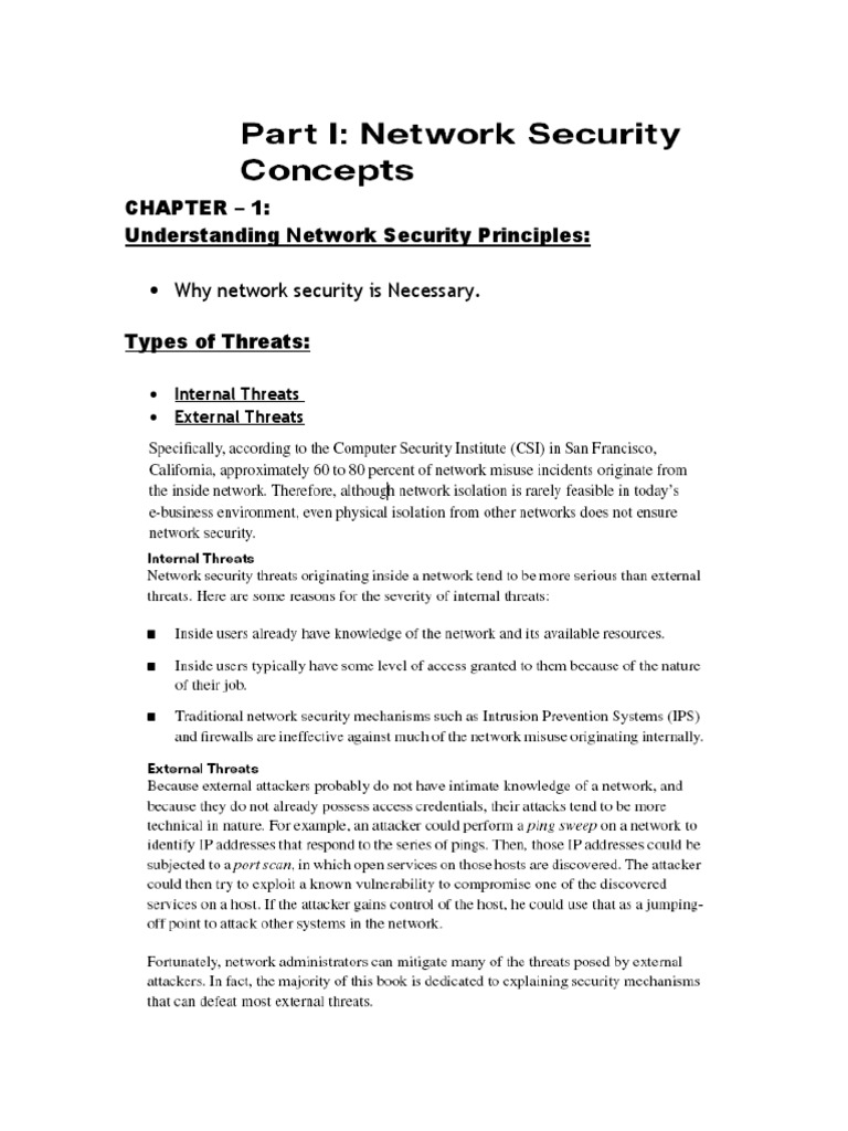 Three Primary Goals of Network Security | PDF