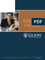 Glion Academic Catalog 2009-10