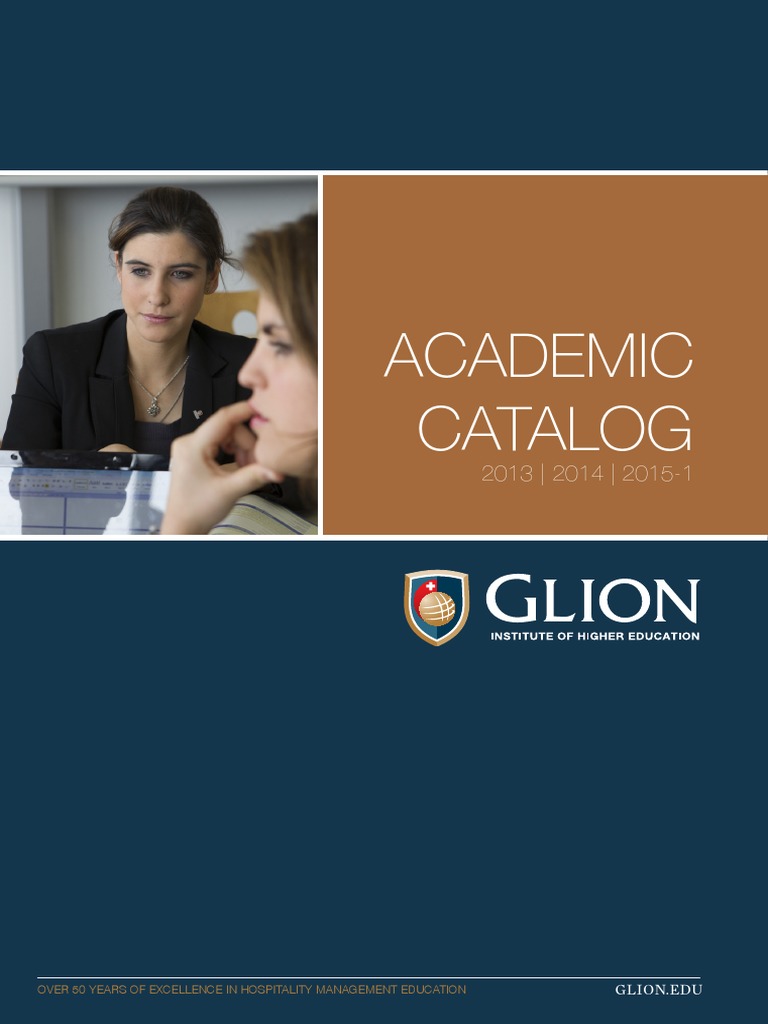 Glion Academic Catalog 200910 PDF Academia Cognition