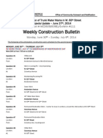 UWS Construction: Weekly Update Bulletin 6.27.14