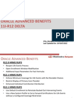 Oracle Advanced Benefits 11I-R12 DELTA: Jitty - George/Pranab - Majumdar Last Updated On: 16-AUG-2012