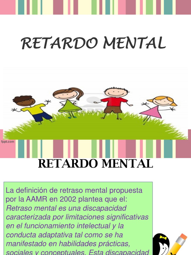 Definición y Clasificación del Retardo Mental | PDF | Relaciones ...