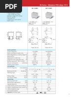 Features: 36 Series - Miniature PCB Relays 10 A