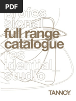 Download Tannoy Full Line Catalogue by Radio Parts SN23217338 doc pdf