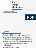 5 Roles For Empowering School Librarians: Ones Who Impact Academic Achievement