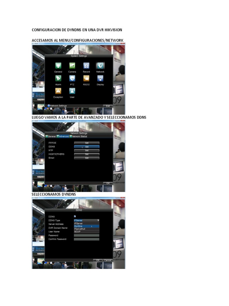 Configuracion de DVR PDF