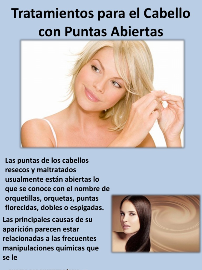 Tratamientos Para El Cabello Con Puntas Abiertas Pelo