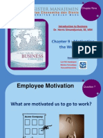 Chapter 9 - Motivating The Workforce