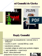 PRL Od Gomułki Do Gierka