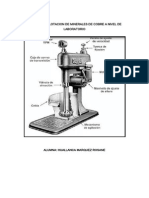 1º Labo-Flotacion de Minerales de Cobre A Nivel de Laboratorio