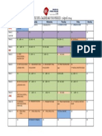 Calendar Unitec Period 2 April 2014