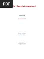Download Google - Search Assignment by Ibrahimh504 SN23221408 doc pdf