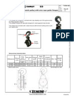 Technical Sheet of Snatch Block by Tractel