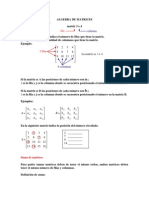 Algebra de Matrices