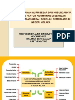 Gaya Kepimpinan Guru Besar Dan Hubungannya Dengan Faktor Kepimpinan Di Sekolah Penerimaan Anugerah Sekolah Cemerlang Di Negeri Melaka