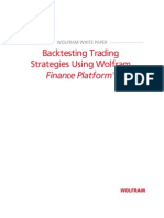 Backtest Your Trading Strategies White Paper