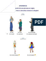 Apariencia Descripción de Una Persona en Ingles Appearances - How To Describe Someone in English