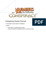 Conspiracy Game Format