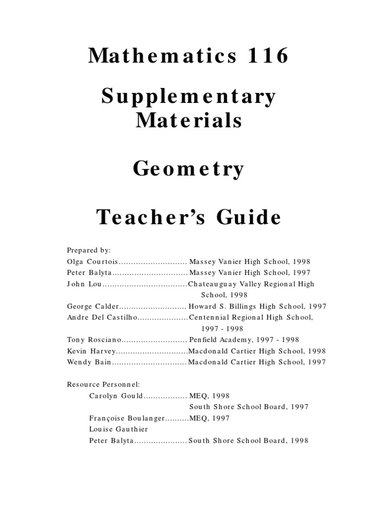 116 Geomtg | PDF | Triangle | Euclidean Plane Geometry