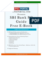 SBI Bank PO Guide Free E Book Www.bankpoclerk.com