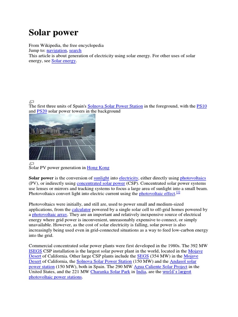 Understanding Photovoltaic Energy | PDF | Solar Power | Solar Energy