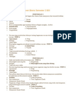 Soal UTS Manajemen Bisnis Semester 2 BSI