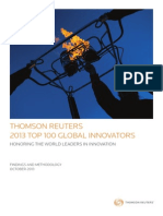 Thompson Innovation Innovative Companies Top100 2013