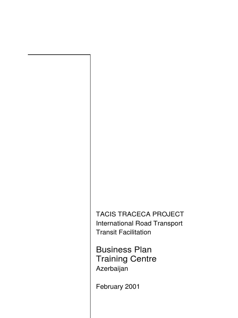 Business Plan Training Centre | PDF
