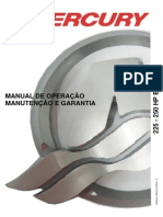 Manual de Proprietario Do Motor de Popa Mercury 225-250 HP EFI A