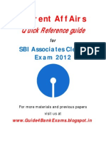 SBI Associates Clerks Current Affairs Quick Reference Guide - Guide4BankExams