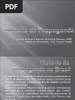 HISTÓRIA DA PROPAGANDA