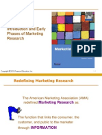 Introduction and Early Phases of Marketing Research