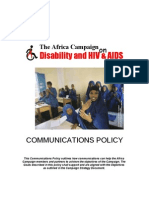 Disability and HIV & AIDS: The Africa Campaign