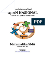 Download PembahasanSoalUNMatematikaSMAProgramStudiIPA2009byMayaAndrianaSN232271088 doc pdf