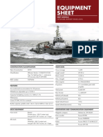 Equipment Sheet: Offshore Support Vessel (Osv)