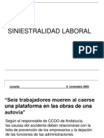 Siniestralidad Laboral