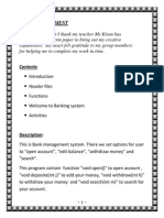 Project On Banking System in C++