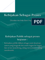 Kebijakan Publik Sebagai Proses