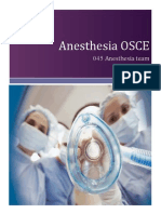 Anesthesia OSCE