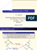 Implementing Logic in CMOS